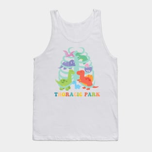 Thoracic Park Funny Nurse Dinosaur Lover Gift For Men Women Tank Top